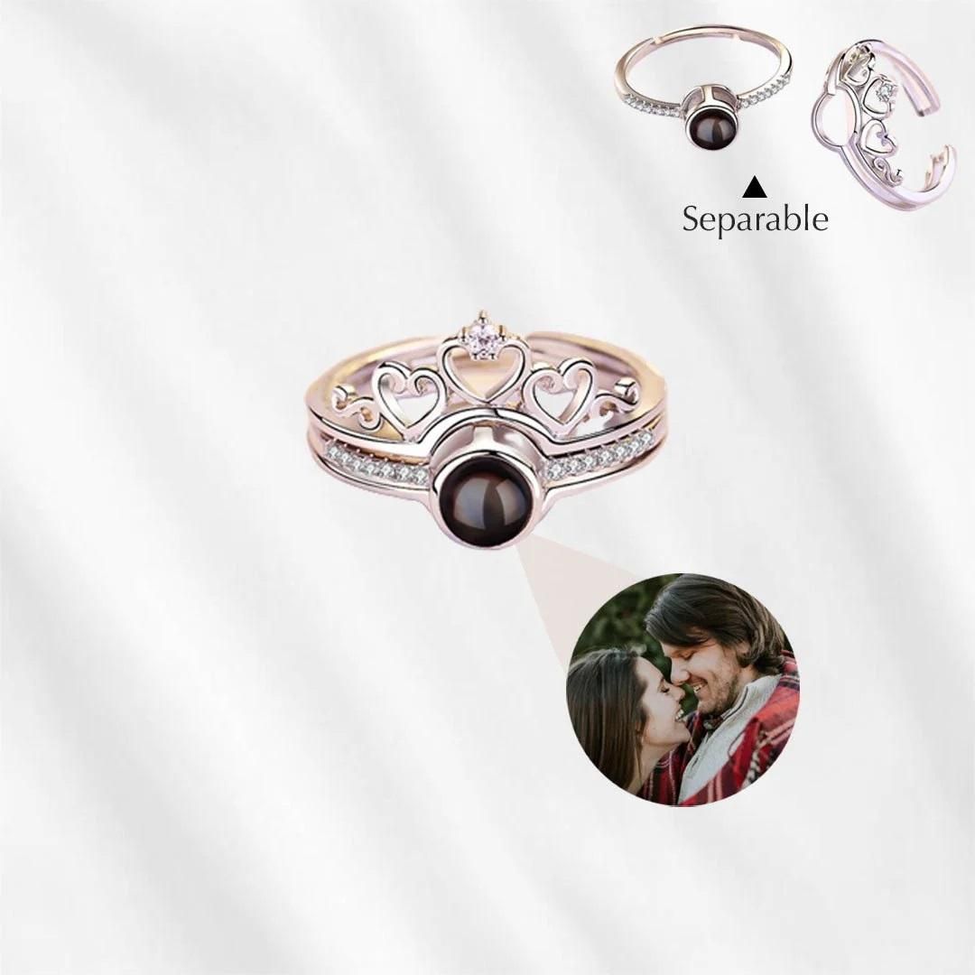 I Love You In 100 Languages Luxury Adjustable Ring Unisex