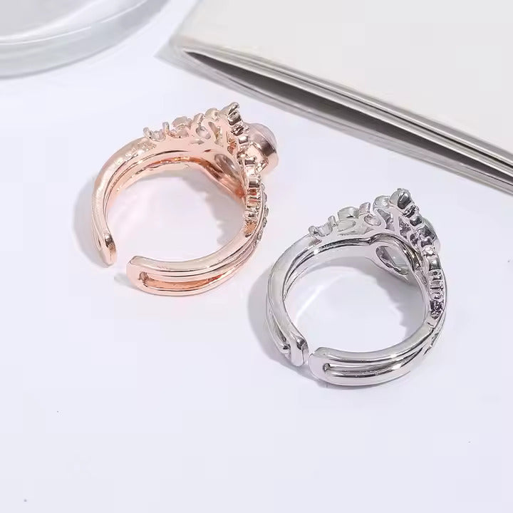 I Love You In 100 Languages Luxury Adjustable Ring Unisex