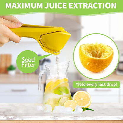 Effortless Manual Flat Lemon Juicer Squeezer
